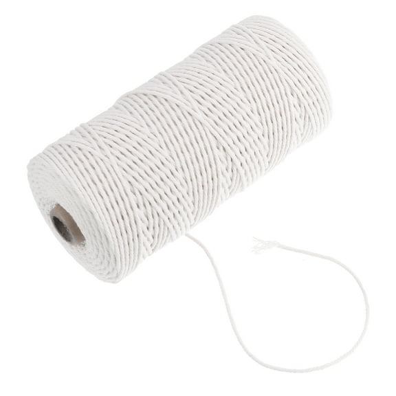 Sold 1 Roll DIY Hand-woven Tapestry Cotton Cord Cotton Braided Macrame Cord Rope