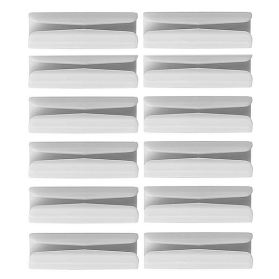 OUNONA 12pcs Bed Sheet Non Slip Retainer Fasteners Sofa Cover Bedspread Holder Clips Grey