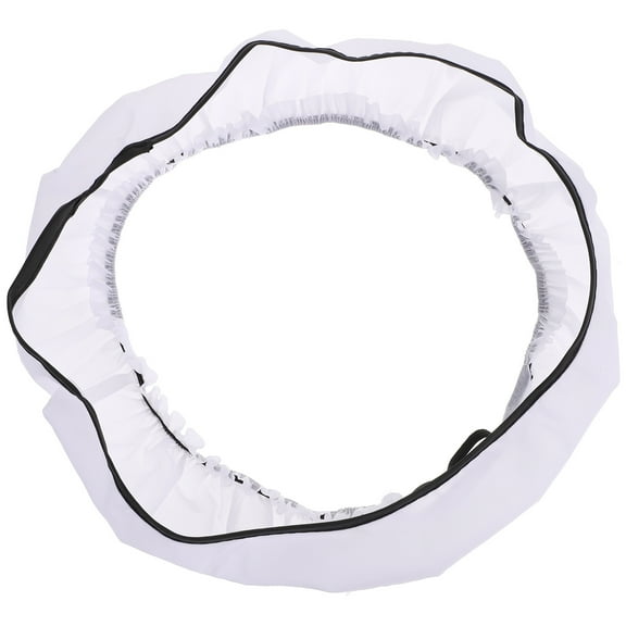 Sold 14 inch Foldable Ring Flash Diffuser Cover Speedlite Photography Video Light Softbox Diffuser for Fluorescent Flash Light (White)