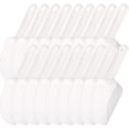 thumbnail image 1 of WEAVILUX Weavilux 20Pcs White Plastic Ice Scoop for Kitchen and Multipurpose Use, 1 of 6
