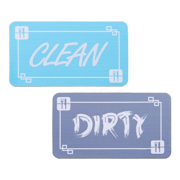 Sold 2pcs Washing Machine Clean Dirty Sign Magnet Dishwasher Cleaning Indicator Magnet