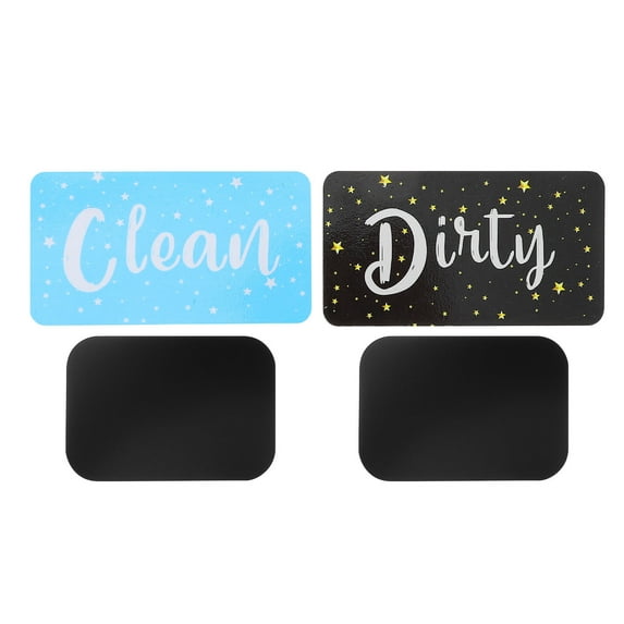 Sold 2pcs Washing Machine Clean Dirty Sign Magnet Dishwasher Cleaning Indicator Magnet