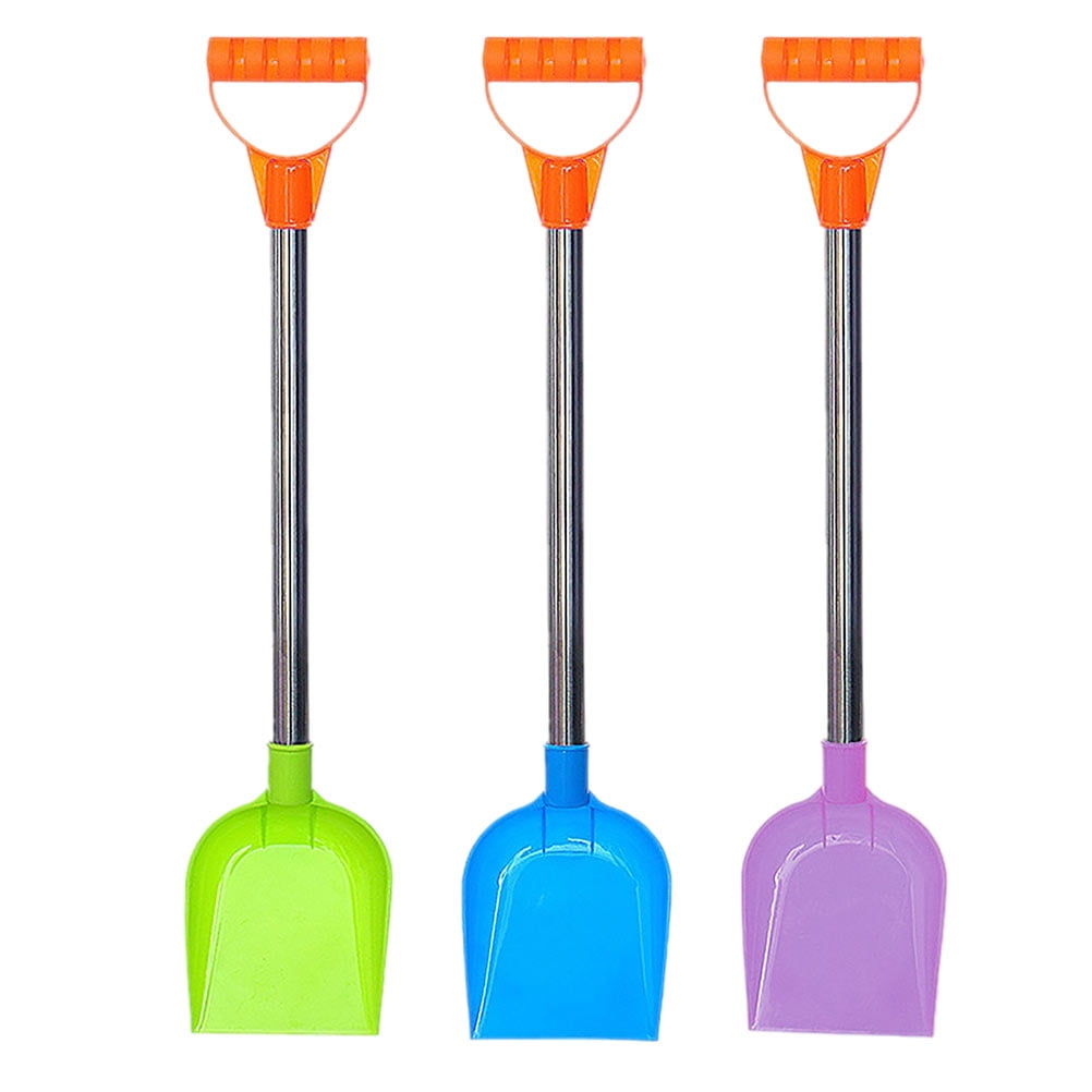 Sold 3Pcs Kids Snow Shovel Playthings Portable Winter Snow Trowels (Random Color)
