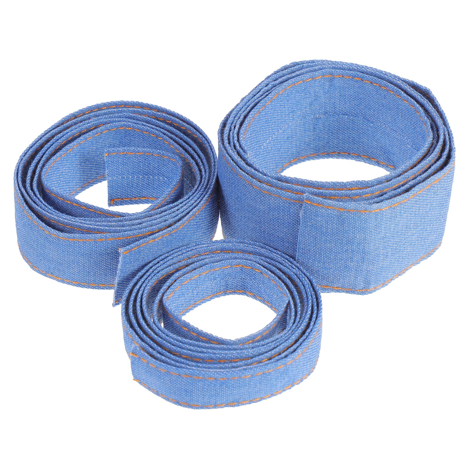 4 Farben Denim Stoffband Set - Ausgefranstes Jeansband Für Bastelprojekte