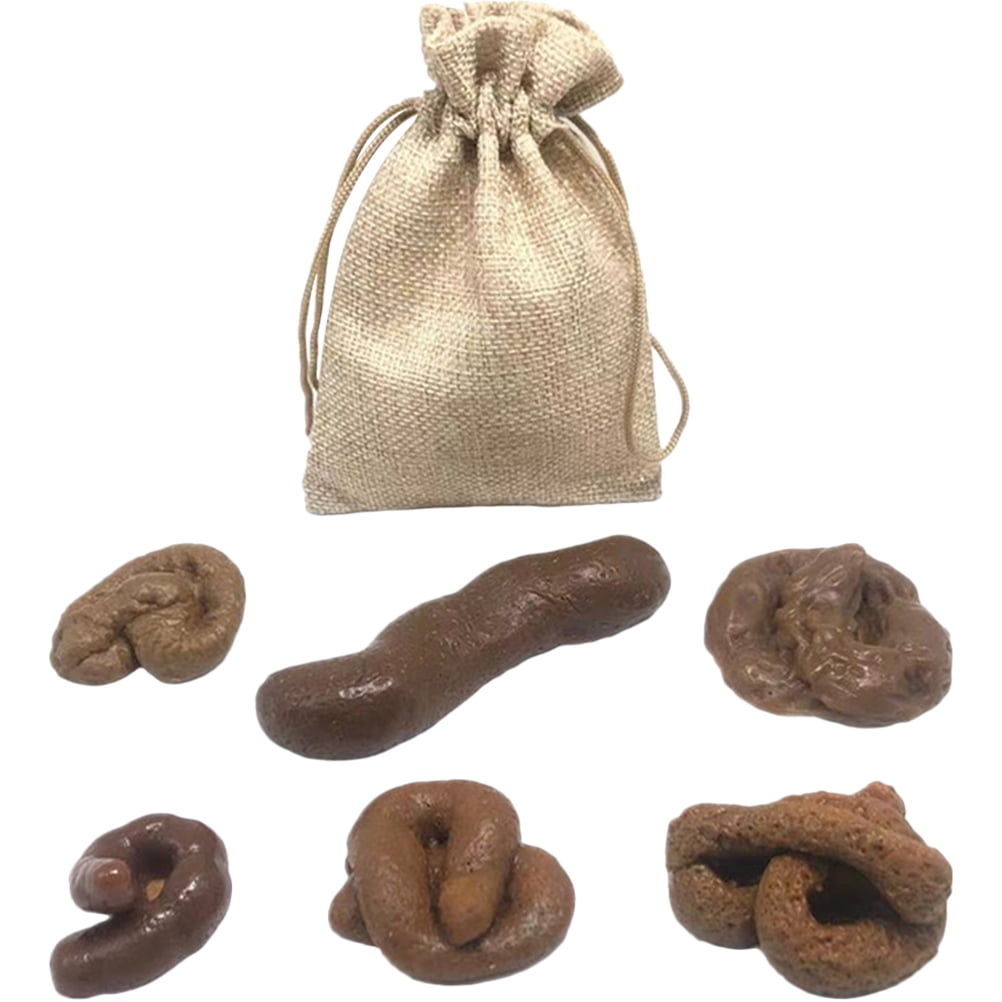 Sold 6Pcs Fake Poop Trick Toys Prank Props Halloween April Fools' Day ...