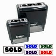 thumbnail image 1 of Sold Bold Self-Inking Rubber Stamp Ink Stamper for Business Office - Black Ink - Small 1-1/2 Inch, 1 of 7