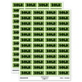 thumbnail image 1 of Sold Bold Sticker Set - Light Green - Gloss Finish - 1.25" Mini, 1 of 7
