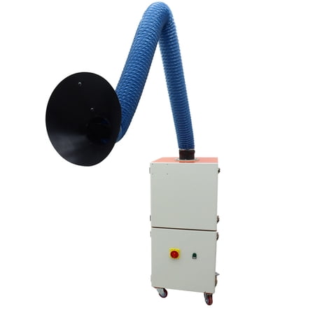 Solder Fume Extractor Mobile Welding Smoke Absorber Industry Remover Filter Single Arm 220V 396m³/h