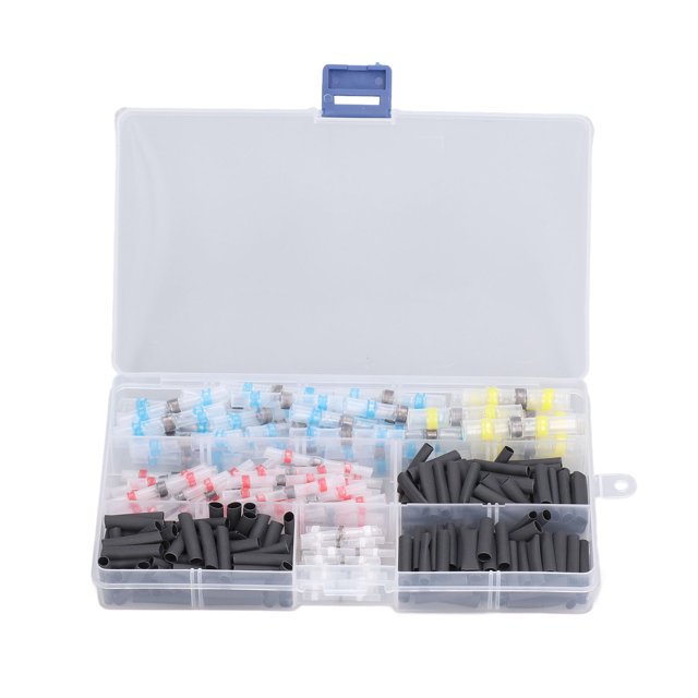 Solder Seal Wire Connectors Heat Shrink Tubing Kit Marine Insulated