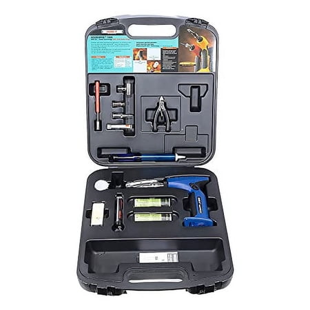SolderPro 180 Soldering Iron Kit (PRO-180K) | Multi-Function Butane Heat Tool with Tips and Case | Cordless and Portable Soldering Gun | Home Improvement Tools and Soldering Kit Essential