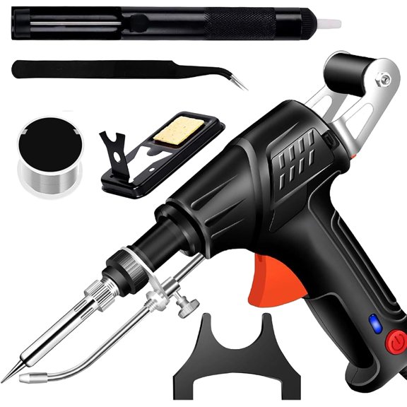 Soldering Gun Kit: 60W Soldering Gun Automatic Hand-held Solder Gun Iron Kit Welding Tool, Multi-Function Soldering Iron Set, 110V Welding Gun, for Electronic Repair, Home appliance repair, DIY