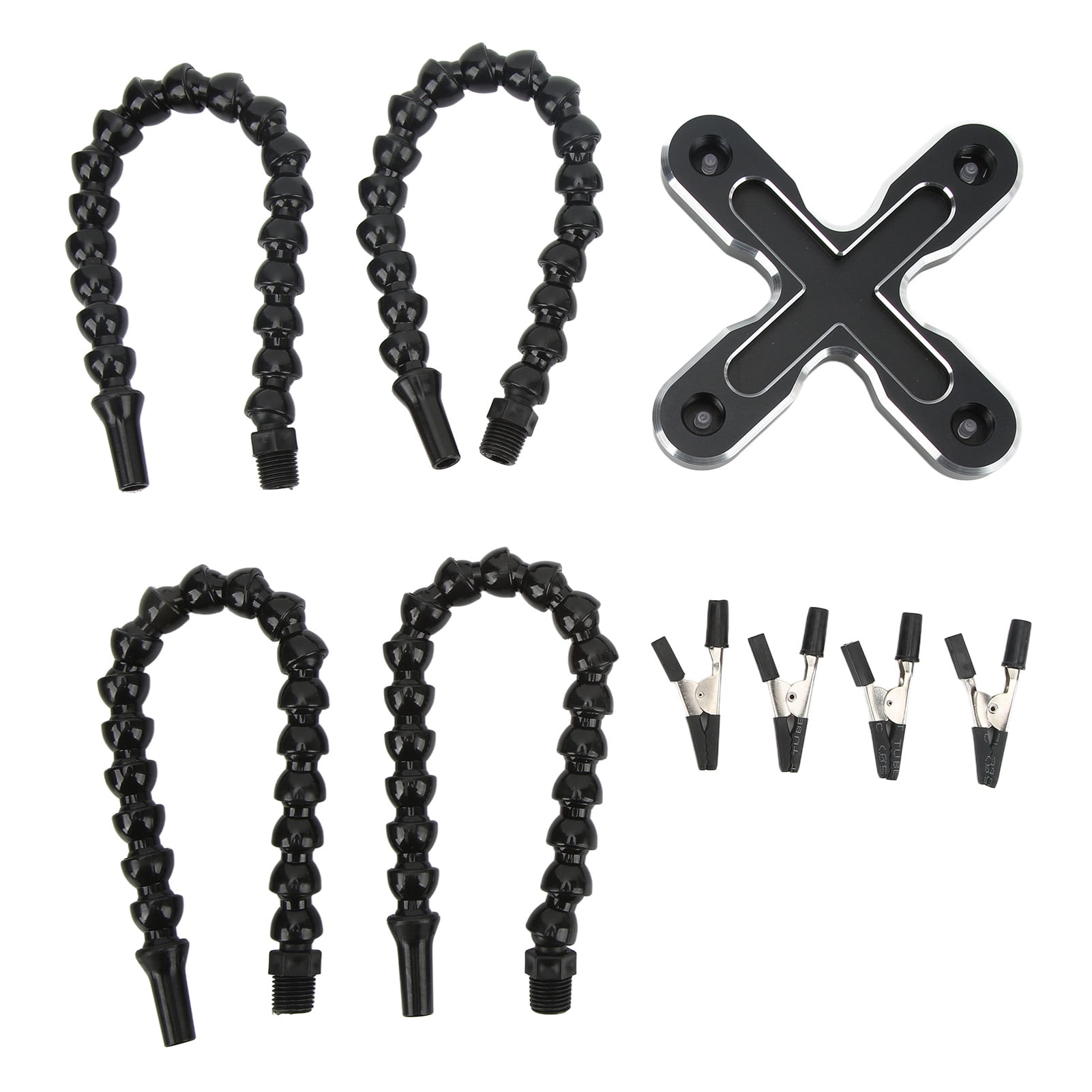Soldering Helping Hands 4 Flexible Arm Aluminum Alloy Base Welding Tool