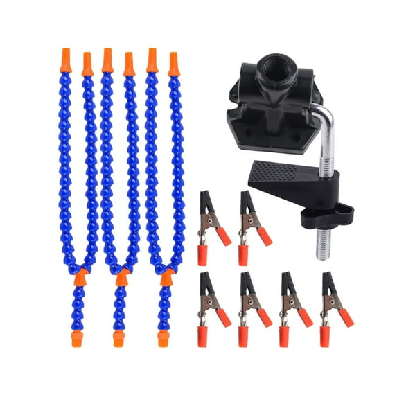 Soldering Helping Hands Soldering Third Hand Tools 6 Flexible Arms With Adjustable Table Clamp Holder Tool for Electronics Repair