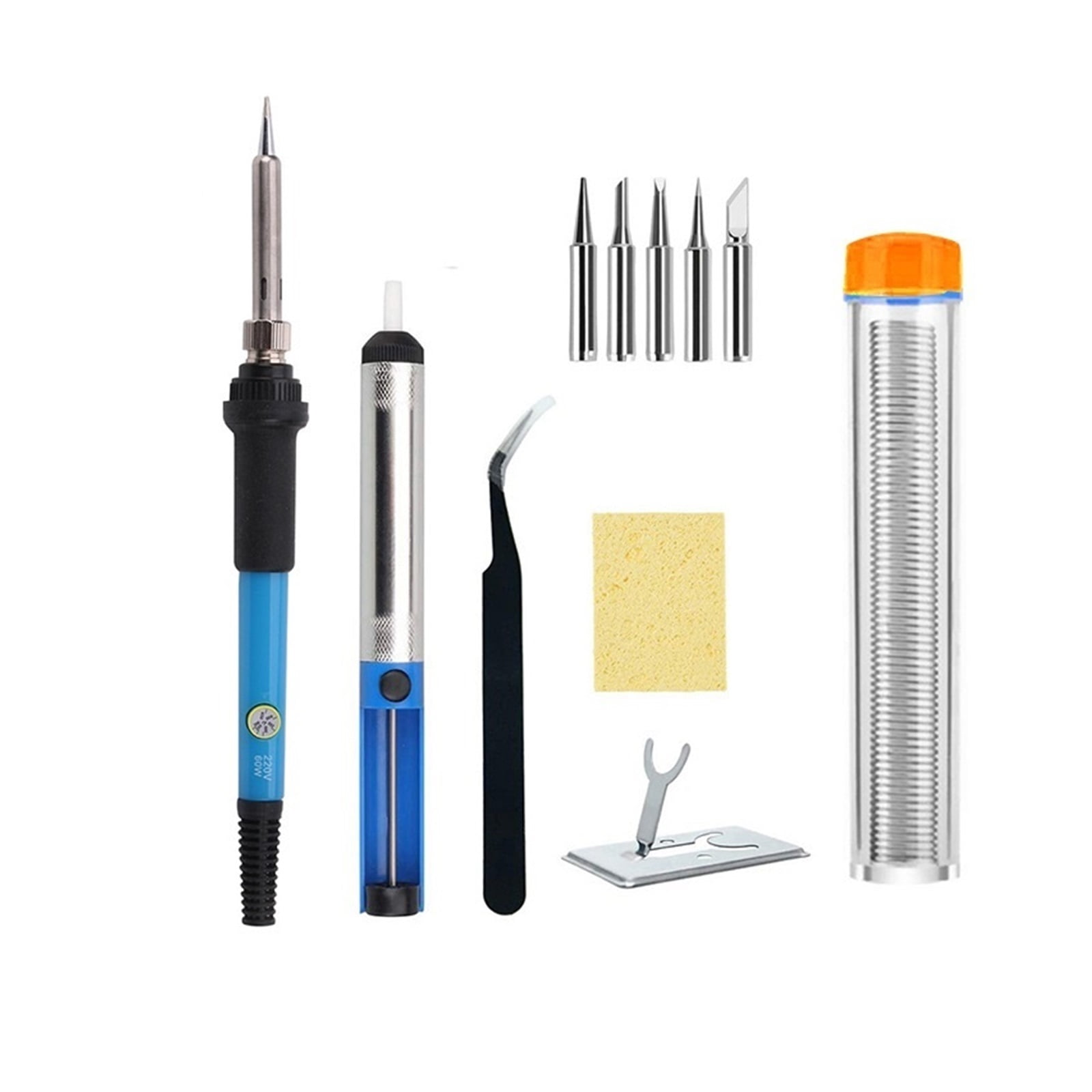 Soldering Iron, 60W Adjustable Temperature Electric Solder Iron, Rework Station Mini Handle Heat Pencil Welding Repair Tools ,Accurate Temperature Control
