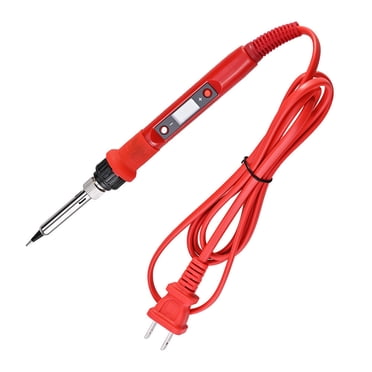 Soldering Kit , With 5pcs Solder Tips, 80W 110V Digital LCD Adjustable Temperature Solder Gun Fast Heating Ceramic Ceramic Thermostatic, For Electronic Repairs And DIY Jewelry, Blue&Black Soldering Iron Kit