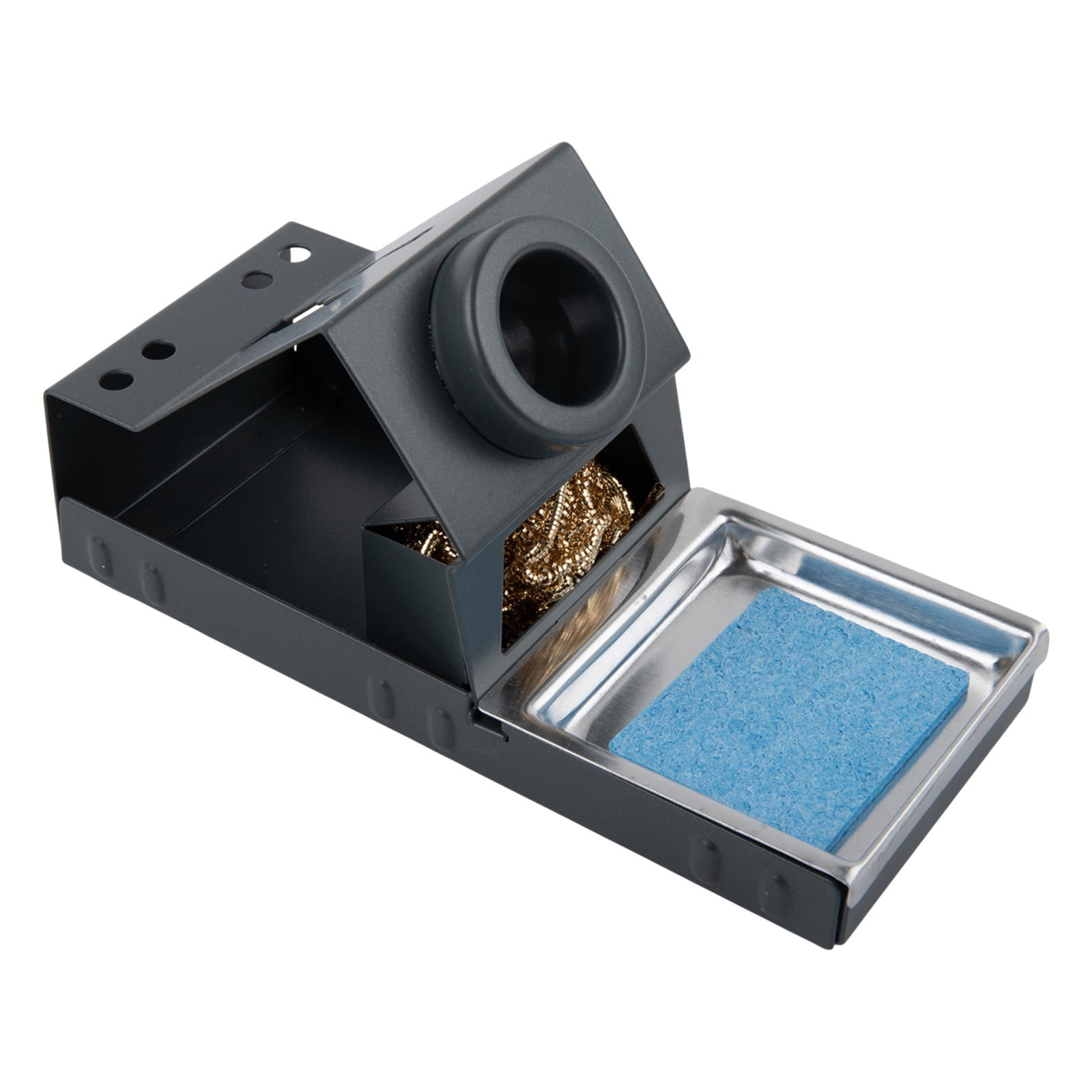 Soldering Iron Holder, Portable Stable Soldering Iron Stand with Cleaning Sponge