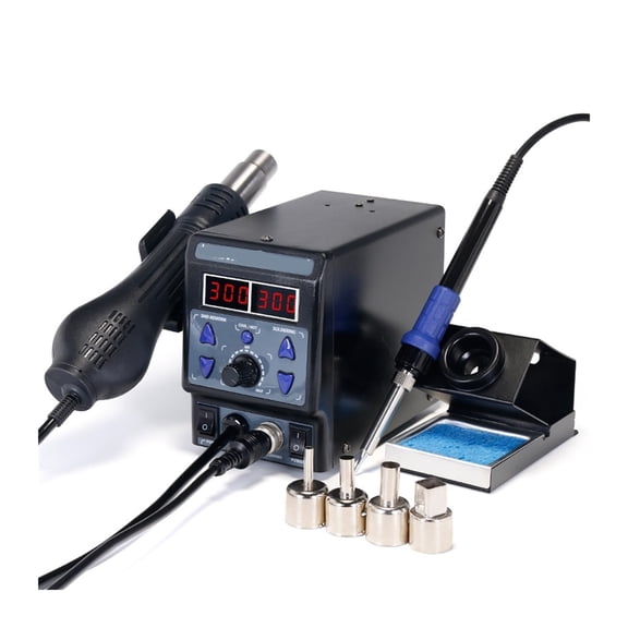 Soldering Iron,Hot Air Soldering Station DIY Digital Rework Station Phone Repair,BGA SMD Solder Tool Welding Station ,Wide Applications