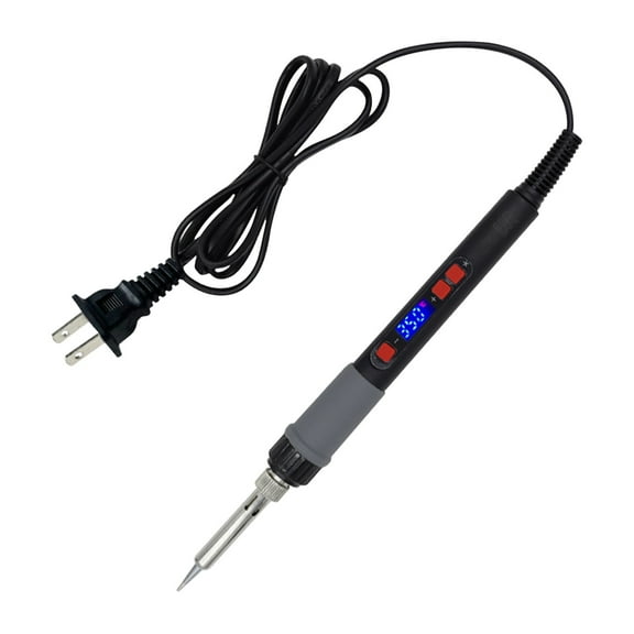 Soldering Iron Kit, 80W 220V Fast Heat up in 10s LCD Digital Adjustable Temperature Soldering Gun Thermostatic Soldering Kit for Electronic(EU) on Clearance