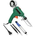thumbnail image 1 of Soldering Iron Kit,  EP Automatic 60W Electronics Soldering Gun, Solder Gun Kit with Desoldering Pump, Tweezers, Soldering Wires, for Jewelry, Home DIY, Circuit Board Repair, 1 of 11