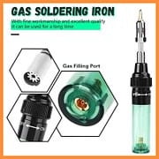 Soldering Iron Kit, Xshuai 4-in- Portable Butane Soldering Iron, No Electricity Needed Welding Tools Pen-Type Torch for Electronics Repair Quick Heating