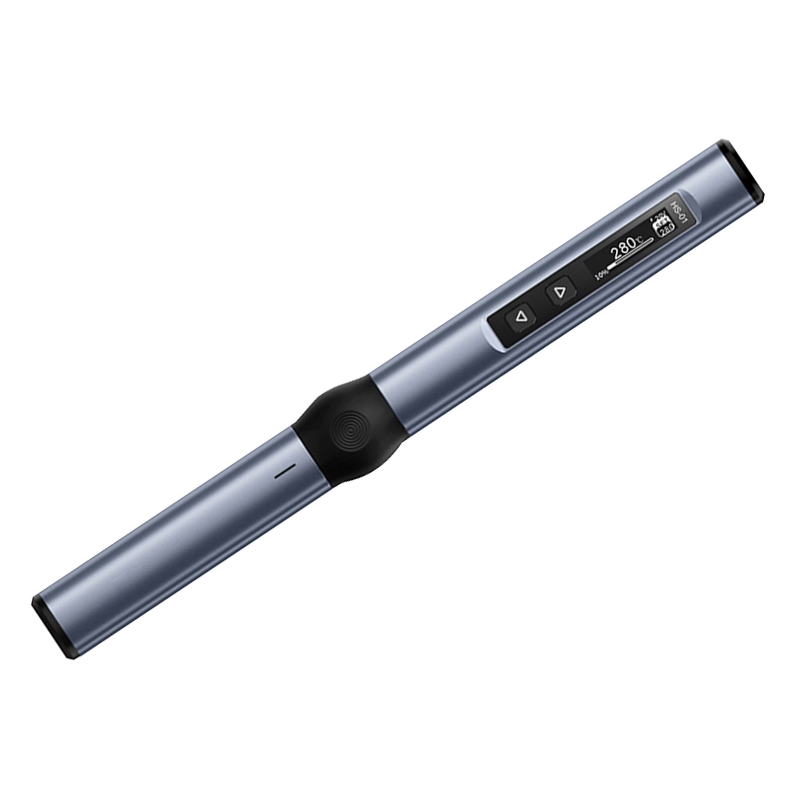 Soldering Iron Station Intelligent Electric Soldering Iron Portable Soldering Station 0.87inch OLED Display Aluminum Alloy Housing with Temperature Adjustment Input Voltage Adjustable Function
