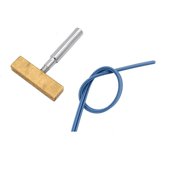 Soldering Iron T Shape Tip Head LCD Ribbon Repair Parts, Copper Spare Part, Replacement Hot Press Head for Repairing Wires, With 1 Strip