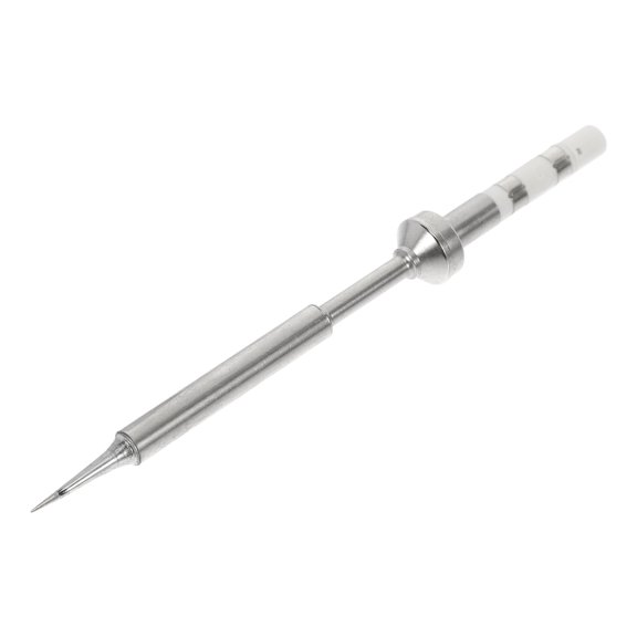 Soldering Iron Tip with Ceramic Heating Core for Even Heating and Longer Lifespan Silver Stainless Steel