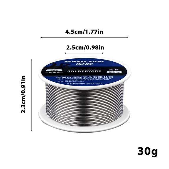 Soldering Low Temperature Welding Accessories with Lead 0.8Mm Welding Line for Household Plant Power Chemistry Food Applications
