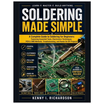 Soldering Made Simple: A Complete Guide to Soldering for Beginners: Featuring Essential Tools, Electronics Techniques, P, (Paperback)