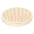 thumbnail image 1 of Soldering Mat, Soldering Block, Ceramics Round Shape Heat Insulation Ceramics Soldering Boar with Small Holes to Make This Soldering Board Lighter and can Quickly Dissipate the Heat of the Metal, 1 of 6