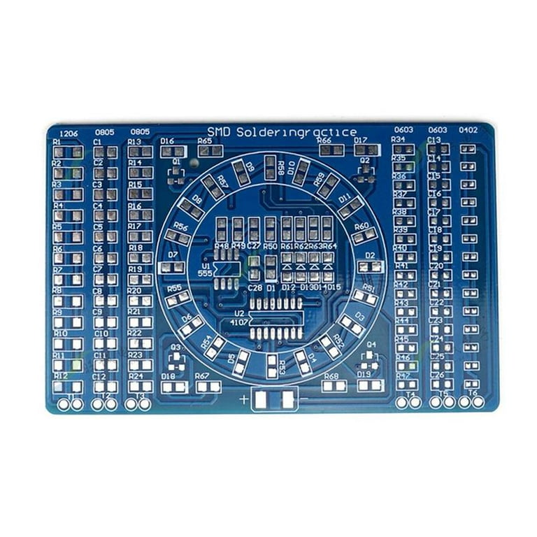 Soldering Practice SMD Circuit Board LED Electronics Kit 1 DIY x Project BEST I9W4