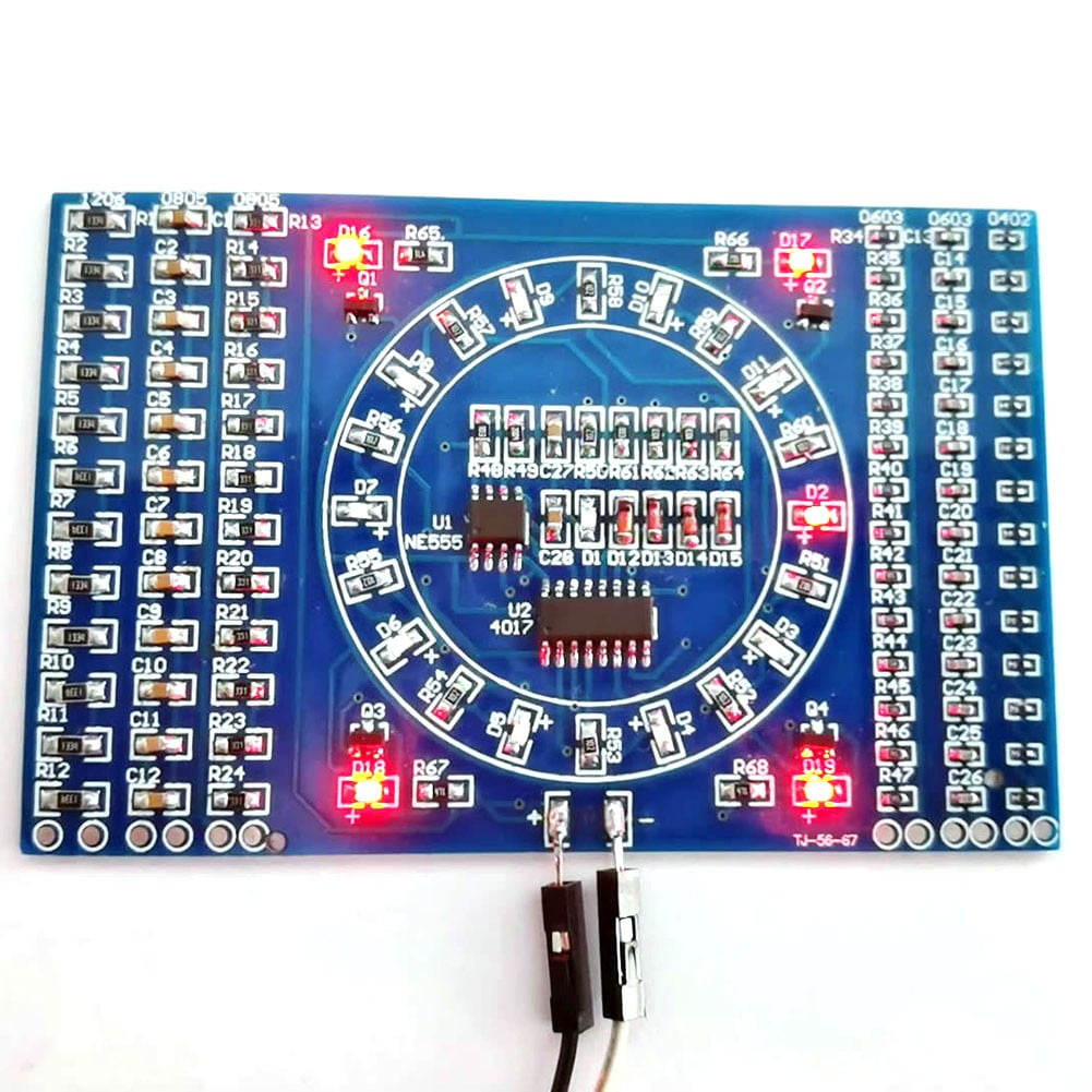 Soldering Practice SMD Circuit Board LED Electronics Project DIY Kit ...