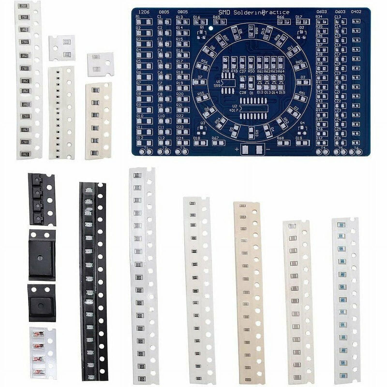 Soldering Practice Smd Circuit Board Led Electronics Project Diy Kit ...