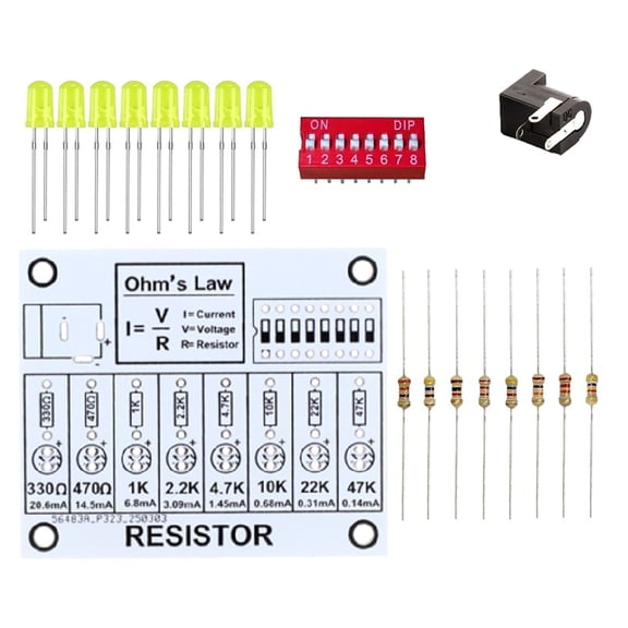 Soldering Practice Set Electronic Circuit Project Resistor Learning Board Electronic Teaching Lab Training Soldering