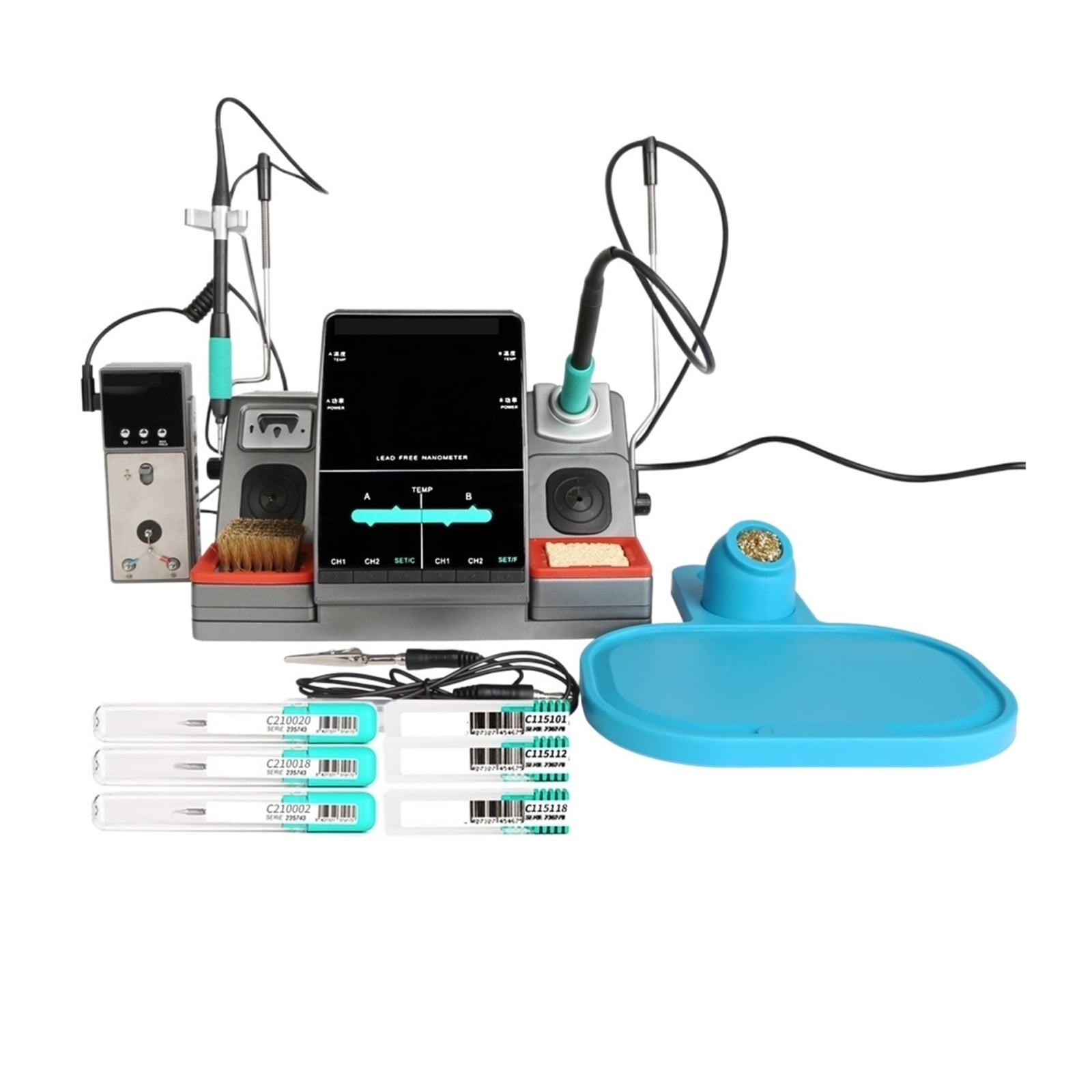 Mobile Rework Tools Soldering Station,Tips Dual Station Soldering Rework Station for Cell ...