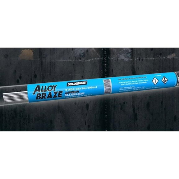 Solderweld SWI-SW-ABFC15 Alloy Braze - Aluminum Brazing Flux Corded Rods - 0.079 x 20 in.