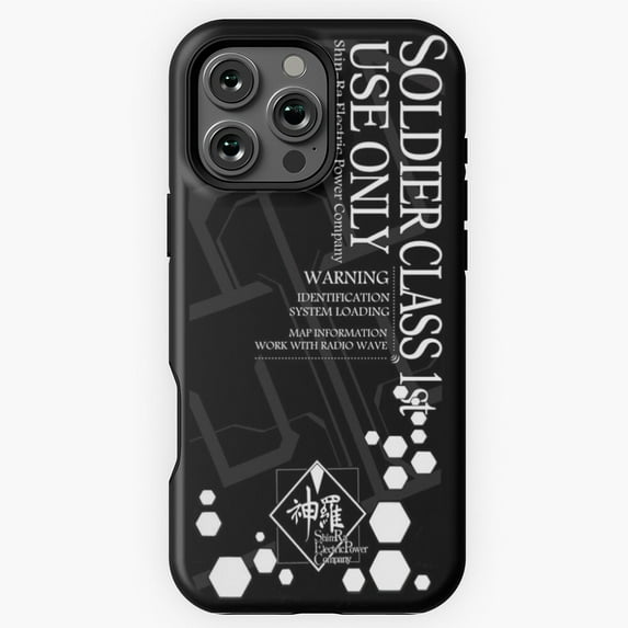 Soldier 1st Class Shinra FFVII Case Phone Case for iPhone 16 15 14 13 12 11 Pro Max