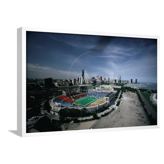 Soldier Field, Scenic Framed Art Print Wall Art Sold by Art.Com