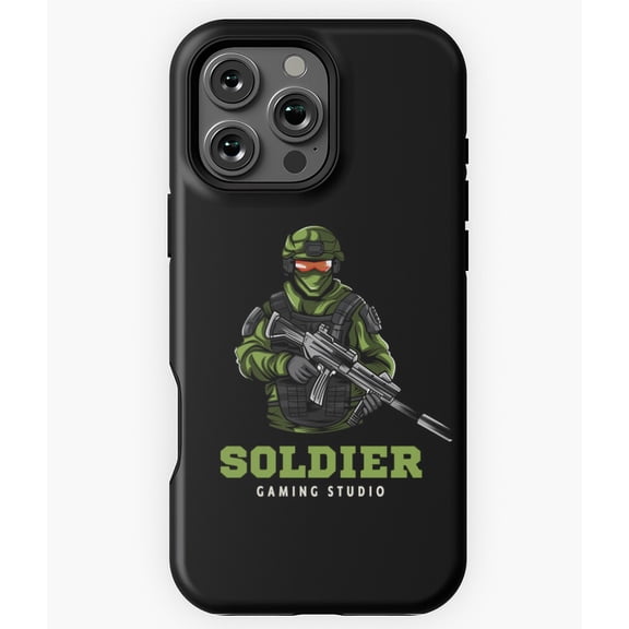 Soldier Gaming Studio Phone Case for iPhone 16 15 14 13 12 11 Pro Max