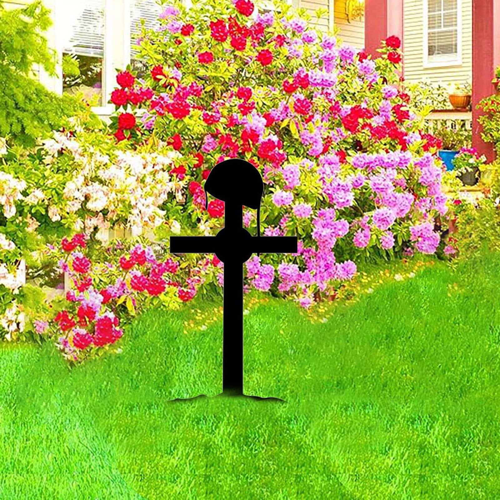 Soldier Garden Decoration Patriotic Garden Courtyard Art Decoration