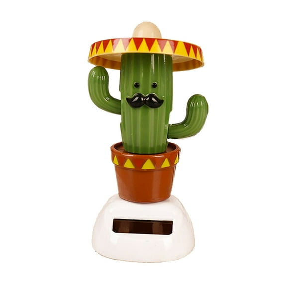 Soldier Girl Cactus Auto Dashboard Ornaments Display Widgets Bobbleheads for Home Party Gift for Kids Families