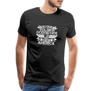 Soldier Godfather Support Proud Godson Goddaughter Men's Premium T-Shirt