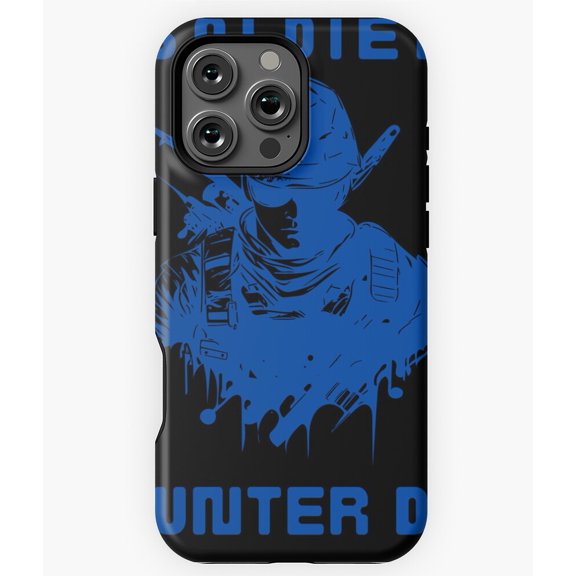 Soldier Hunter Dad Phone Case for iPhone 16 15 14 13 12 11 Pro Max