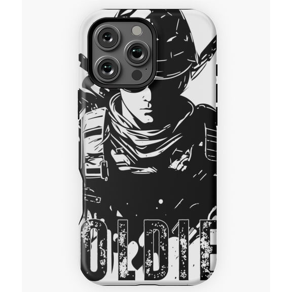 Soldier Military Design Phone Case for iPhone 16 15 14 13 12 11 Pro Max