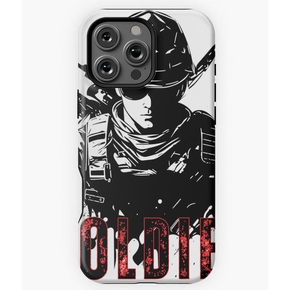 Soldier Military Design Phone Case for iPhone 16 15 14 13 12 11 Pro Max