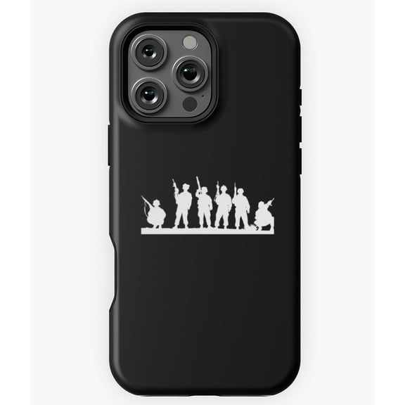 Soldier Military Design Phone Case for iPhone 16 15 14 13 12 11 Pro Max
