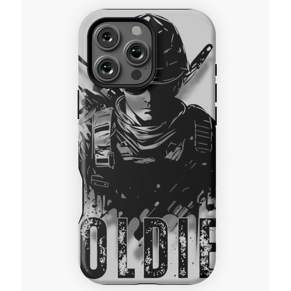 Soldier Military Design Phone Case for iPhone 16 15 14 13 12 11 Pro Max