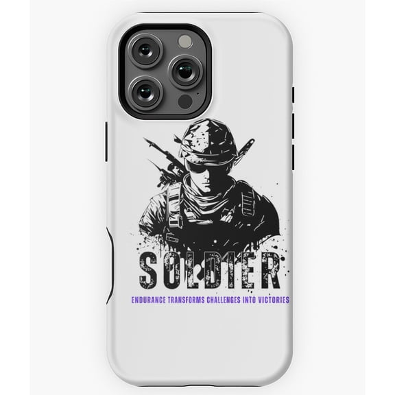 Soldier Military Design Phone Case for iPhone 16 15 14 13 12 11 Pro Max