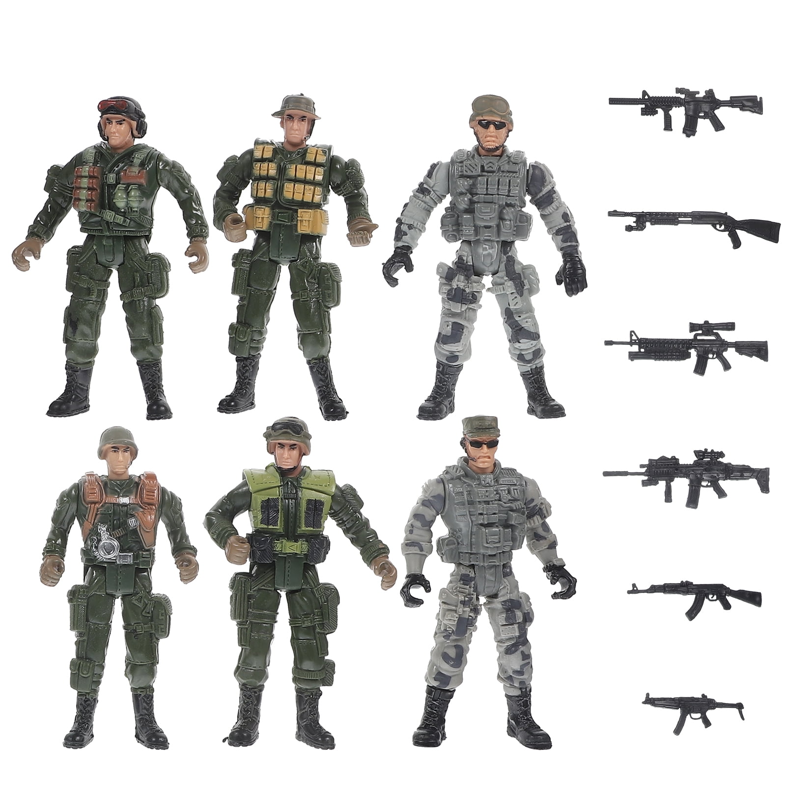 Soldier Model Decor Sand Table People Kids Toys Chidrens Toys Plastic ...