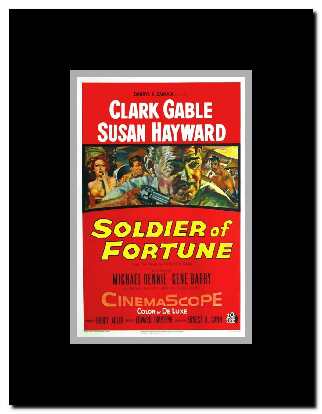 Soldier of Fortune Framed Movie Poster
